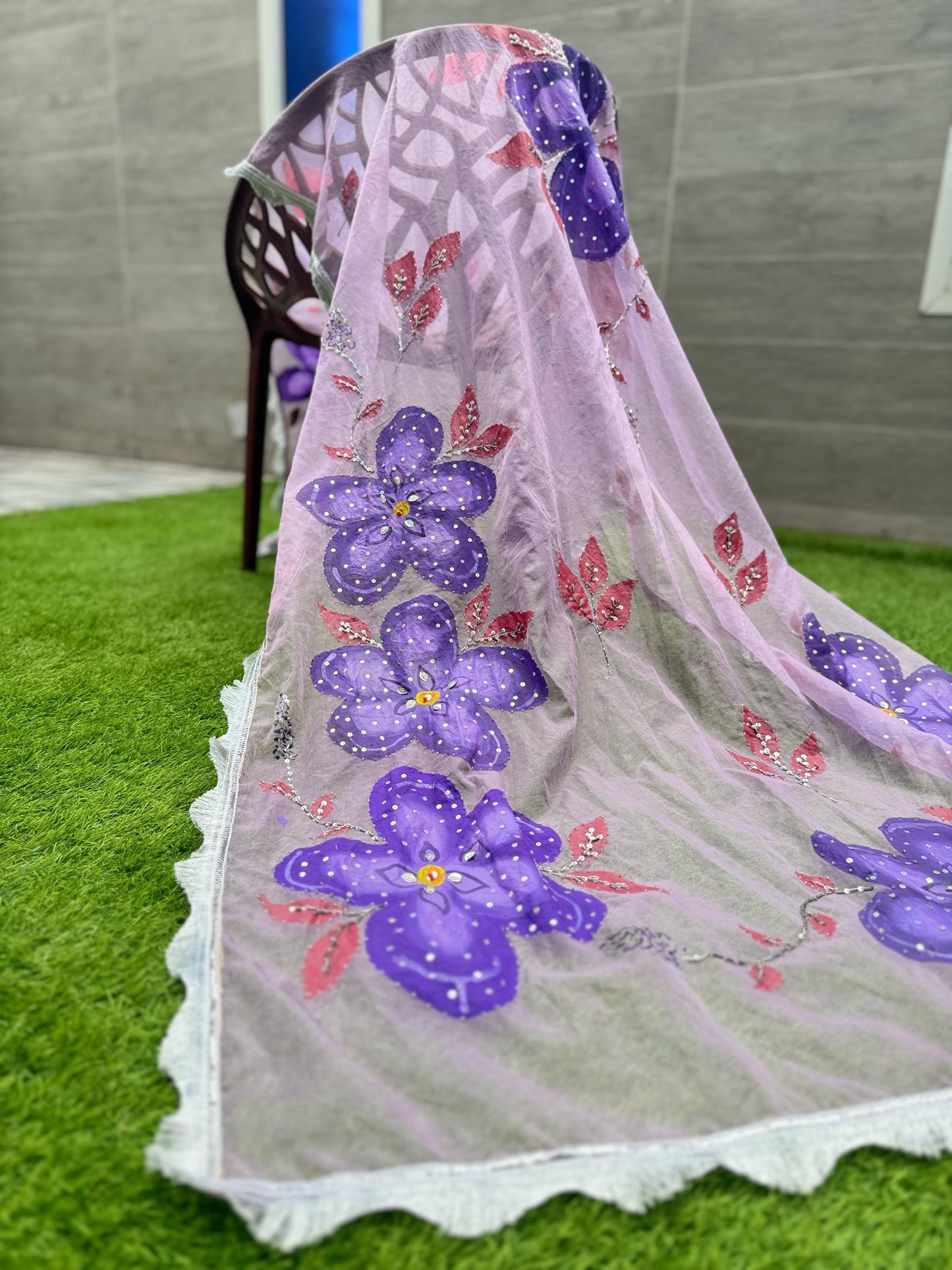 Jamni | Embellished Dupatta  | A Regal Touch of Tradition and Elegance