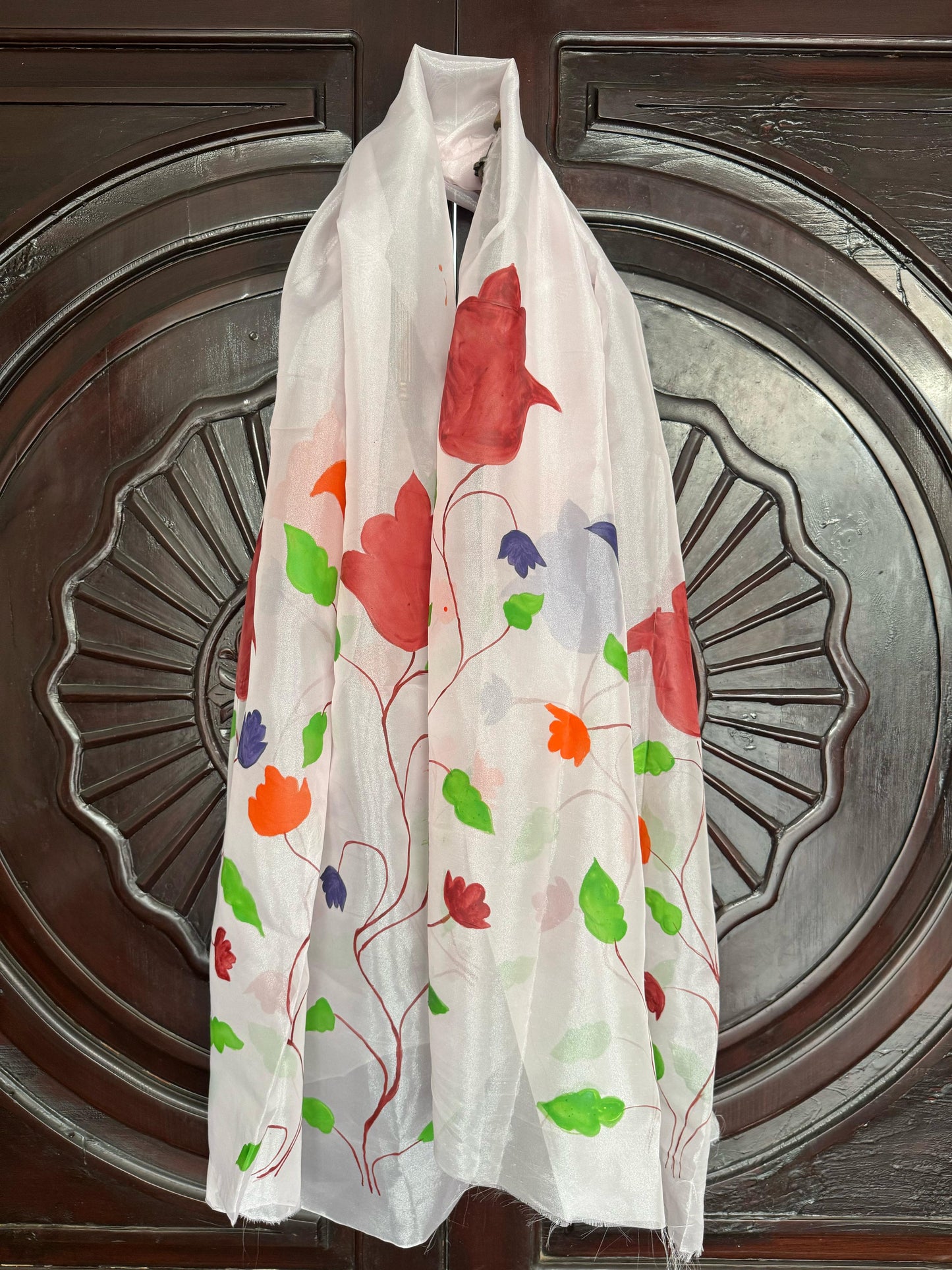 Bahar | Painted Dupatta | kalamnkora.com