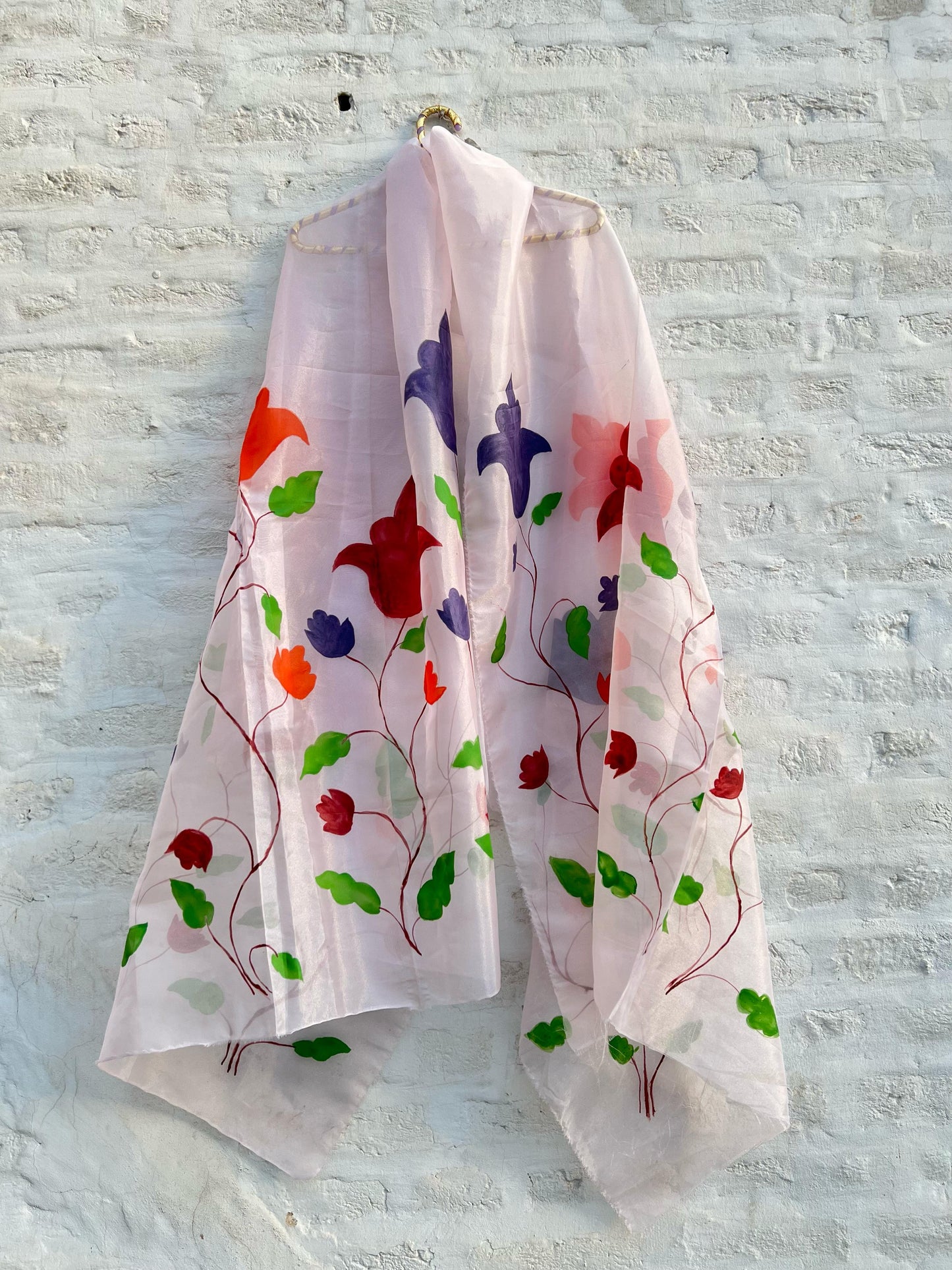 Bahar | Painted Dupatta | kalamnkora.com