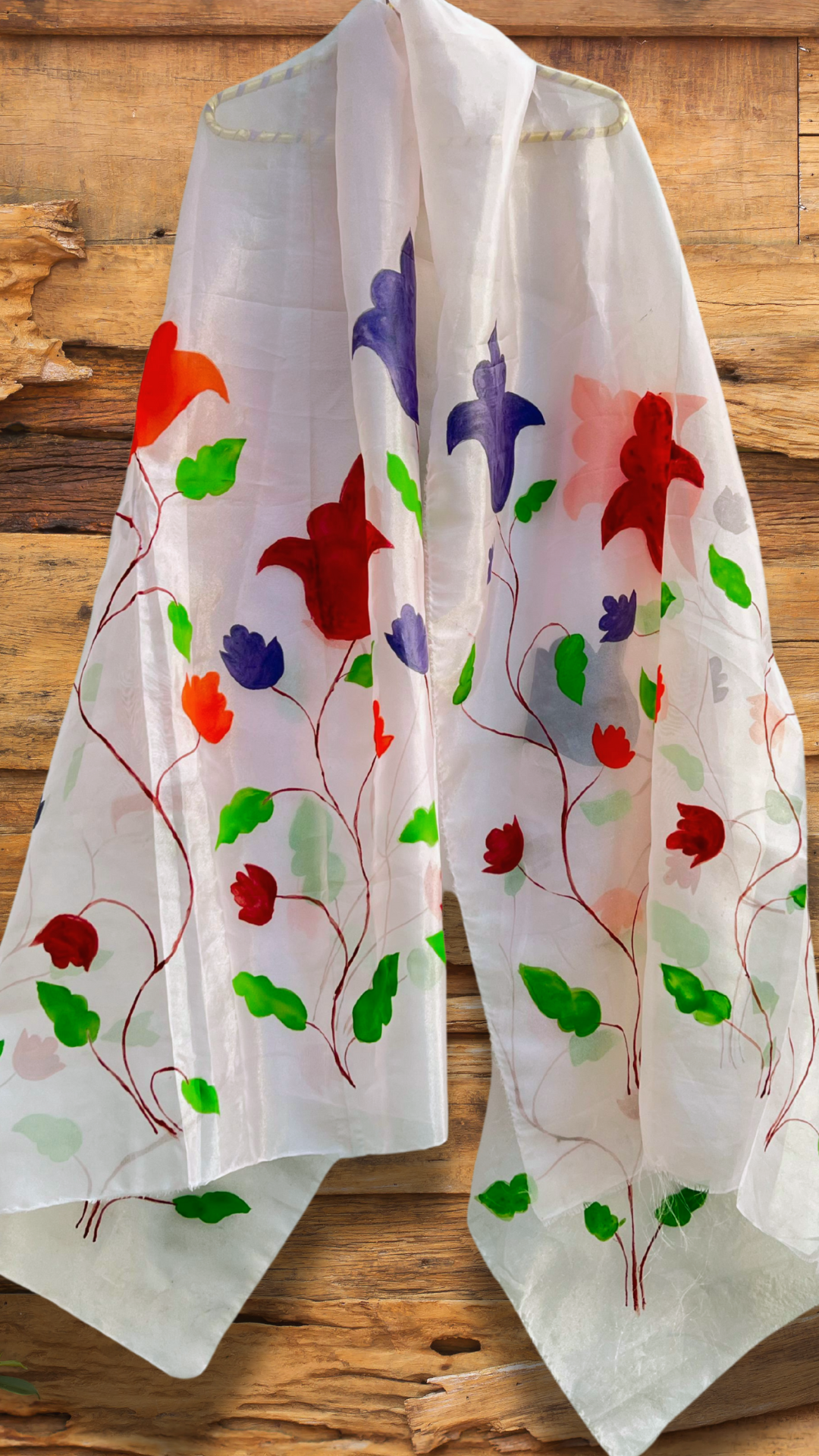 Bahar | Painted Dupatta | kalamnkora.com